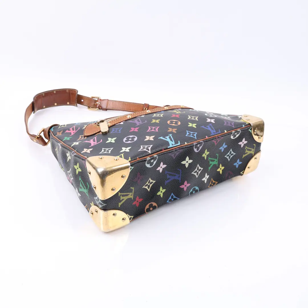Louis Vuitton Boulogne Black Multicolore Shoulder Bag