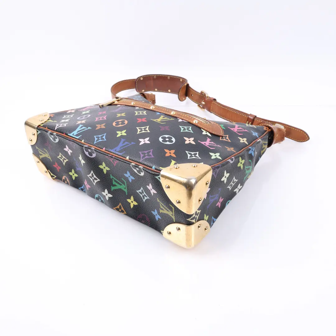 Louis Vuitton Boulogne Black Multicolore Shoulder Bag