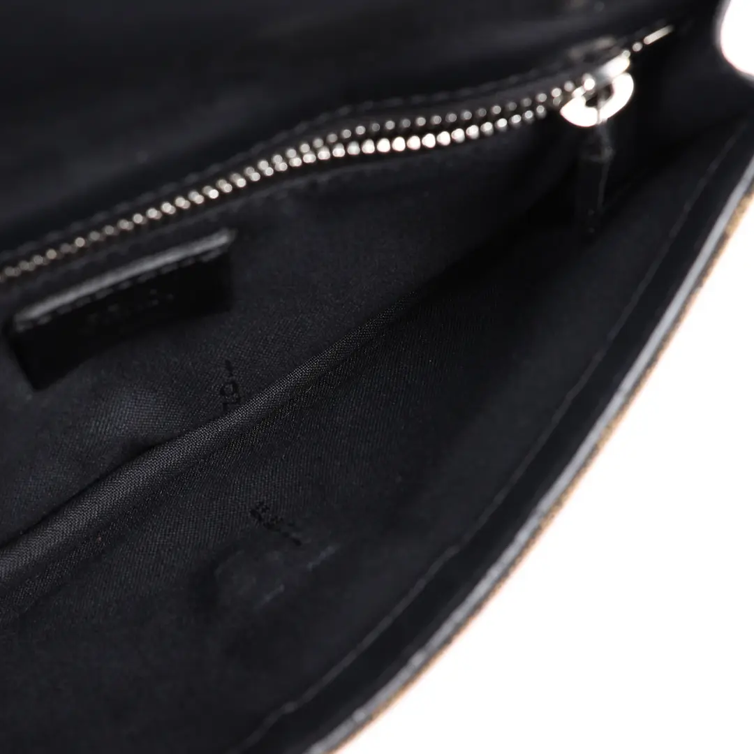 Fendi Baguette Brown Zucca Canvas Shoulder Bag
