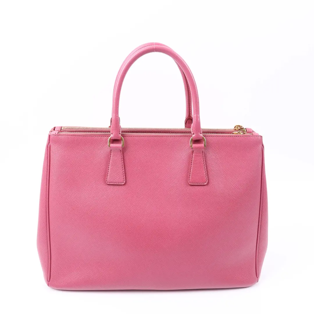 Prada Galleria Pink Saffiano Leather Handbag