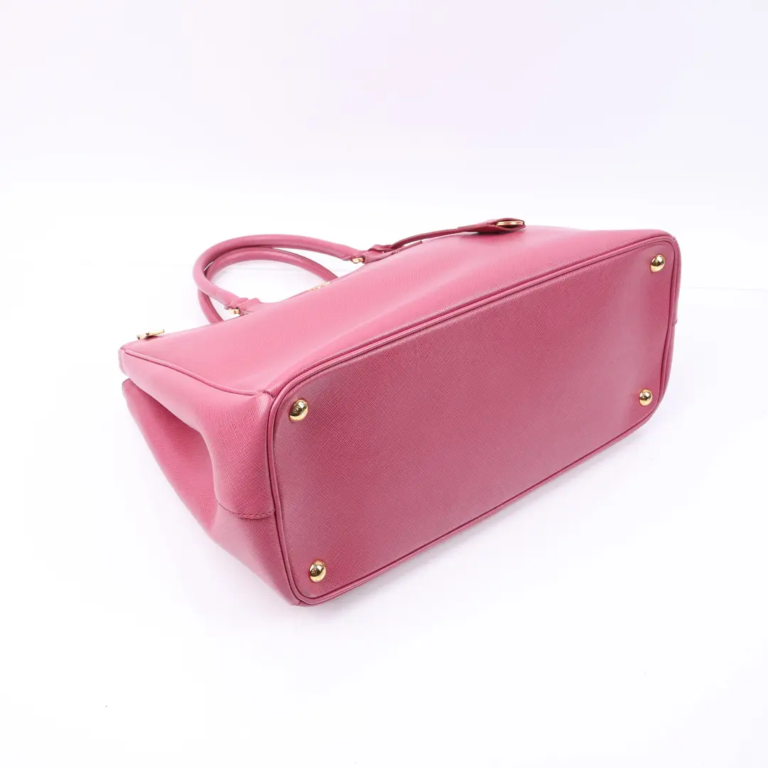 Prada Galleria Pink Saffiano Leather Handbag