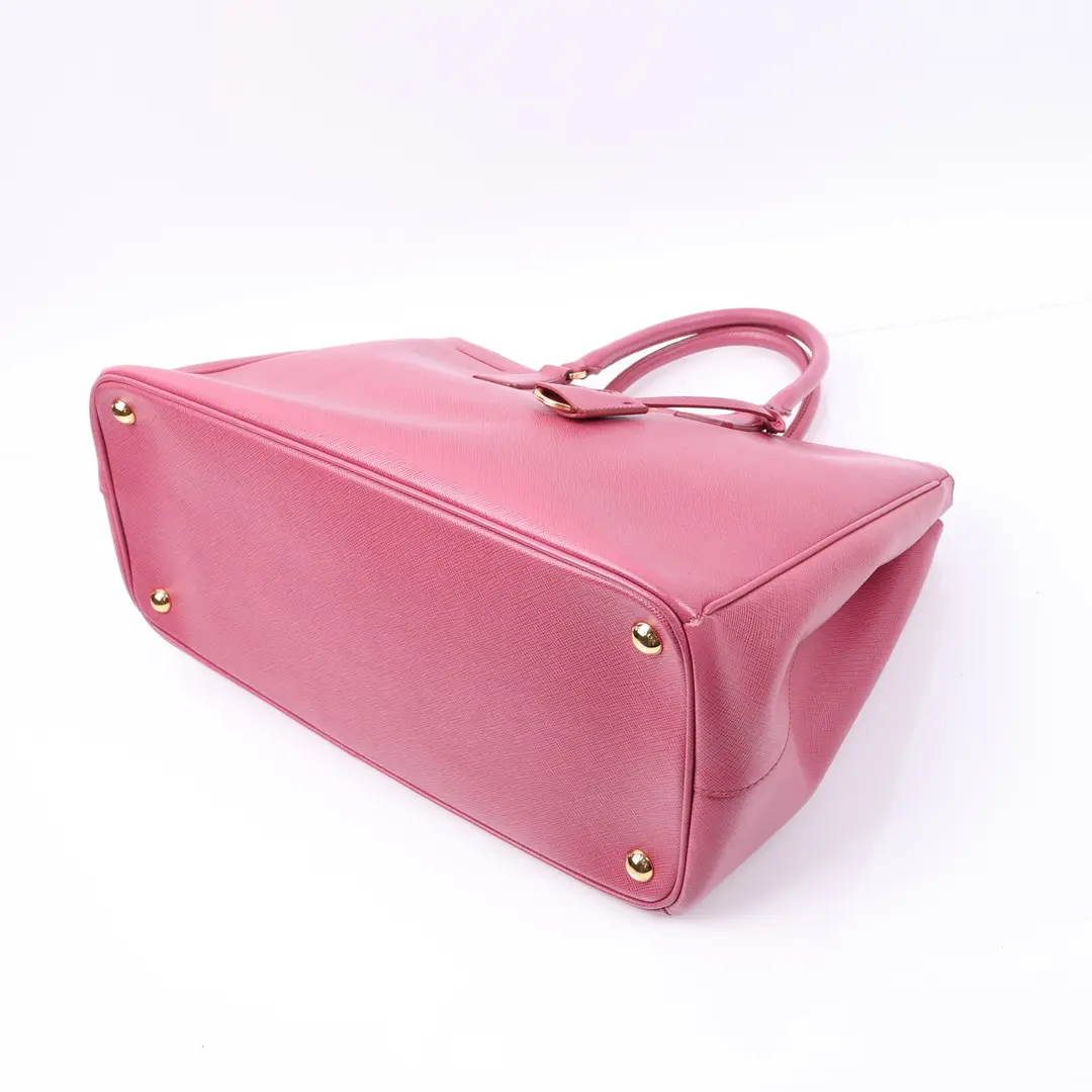 Prada Galleria Pink Saffiano Leather Handbag