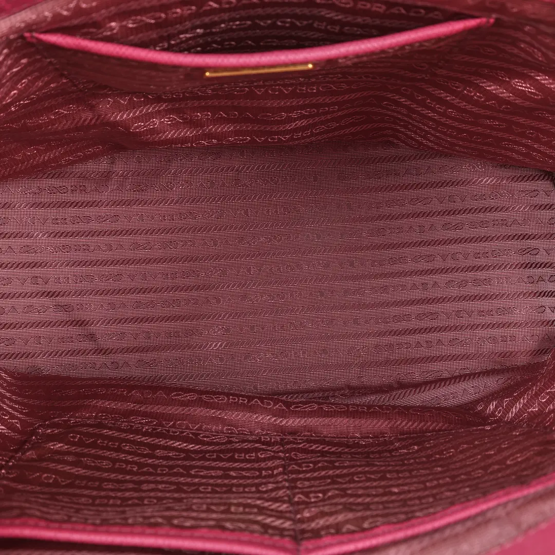 Prada Galleria Pink Saffiano Leather Handbag