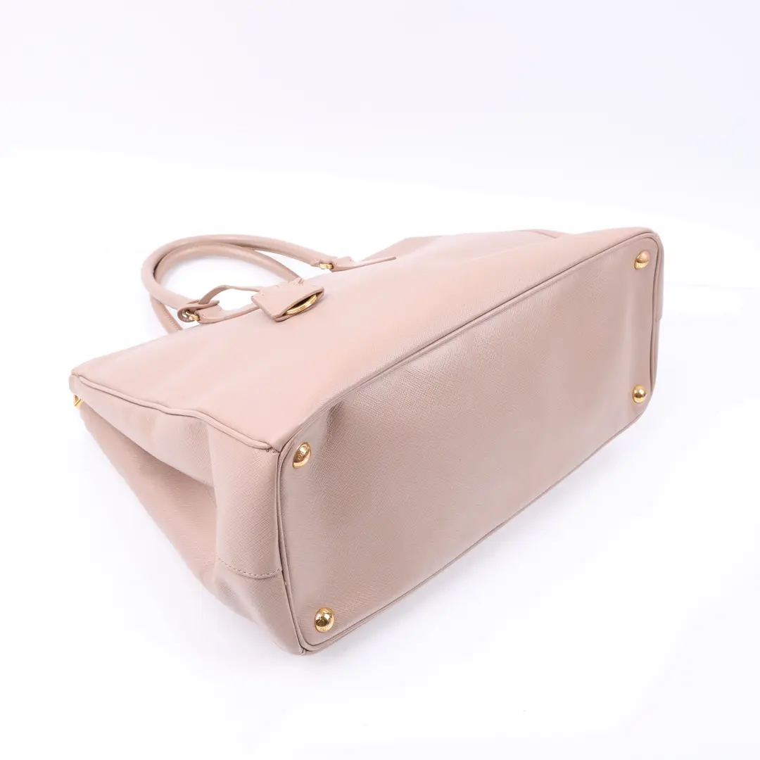 Prada Galleria Pink Saffiano Leather Tote Bag