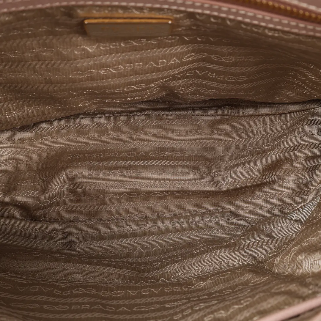 Prada Galleria Pink Saffiano Leather Tote Bag
