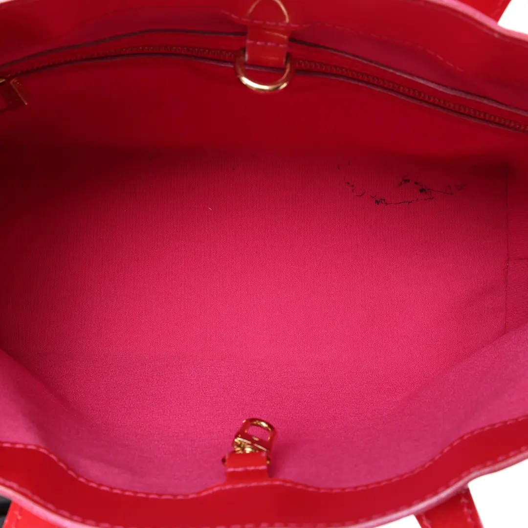 Louis Vuitton Wilshire PM Red Monogram Vernis Tote Bag