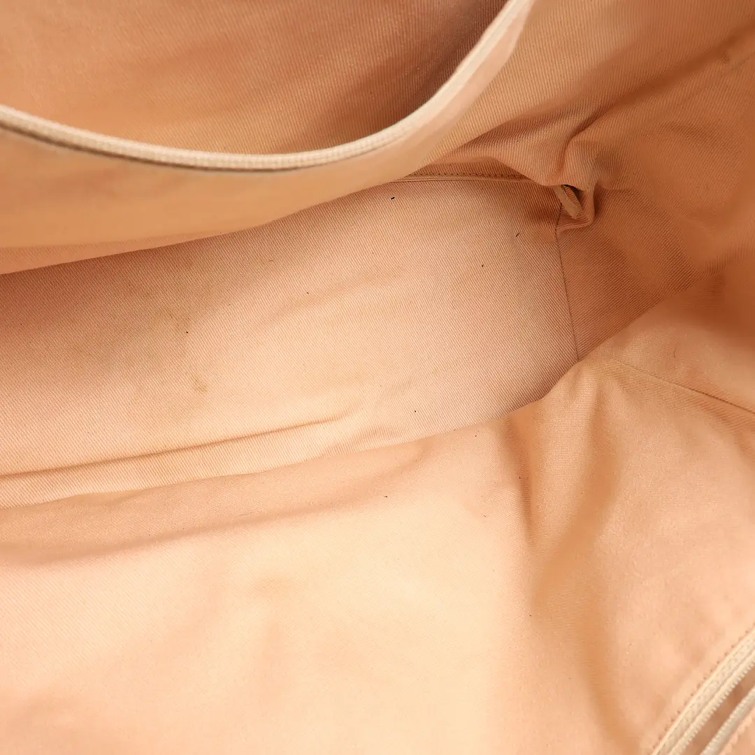 Chanel Camellia Logo Pink Suede Patent Leather Tote Bag