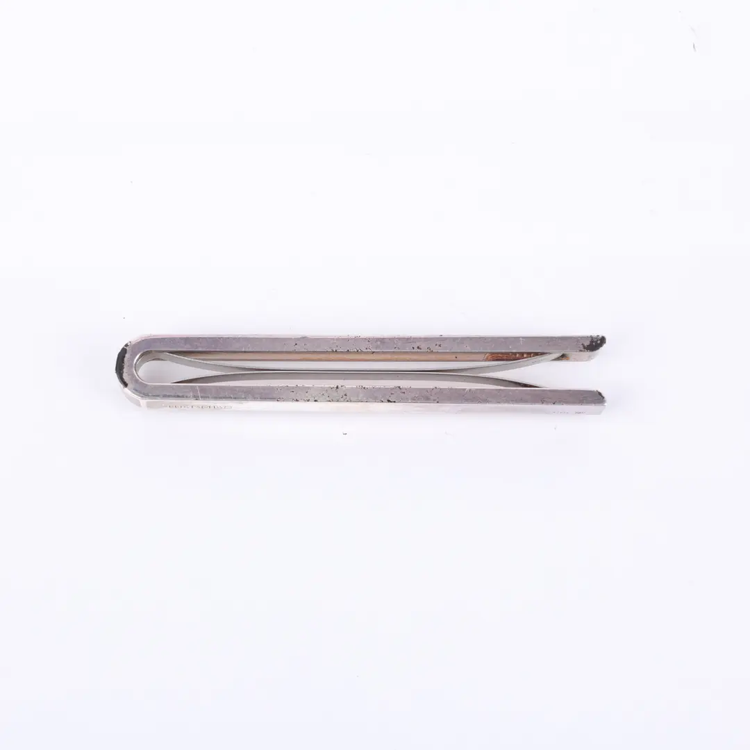Hermes H Logo Silver Sterling Silver Tie Clip