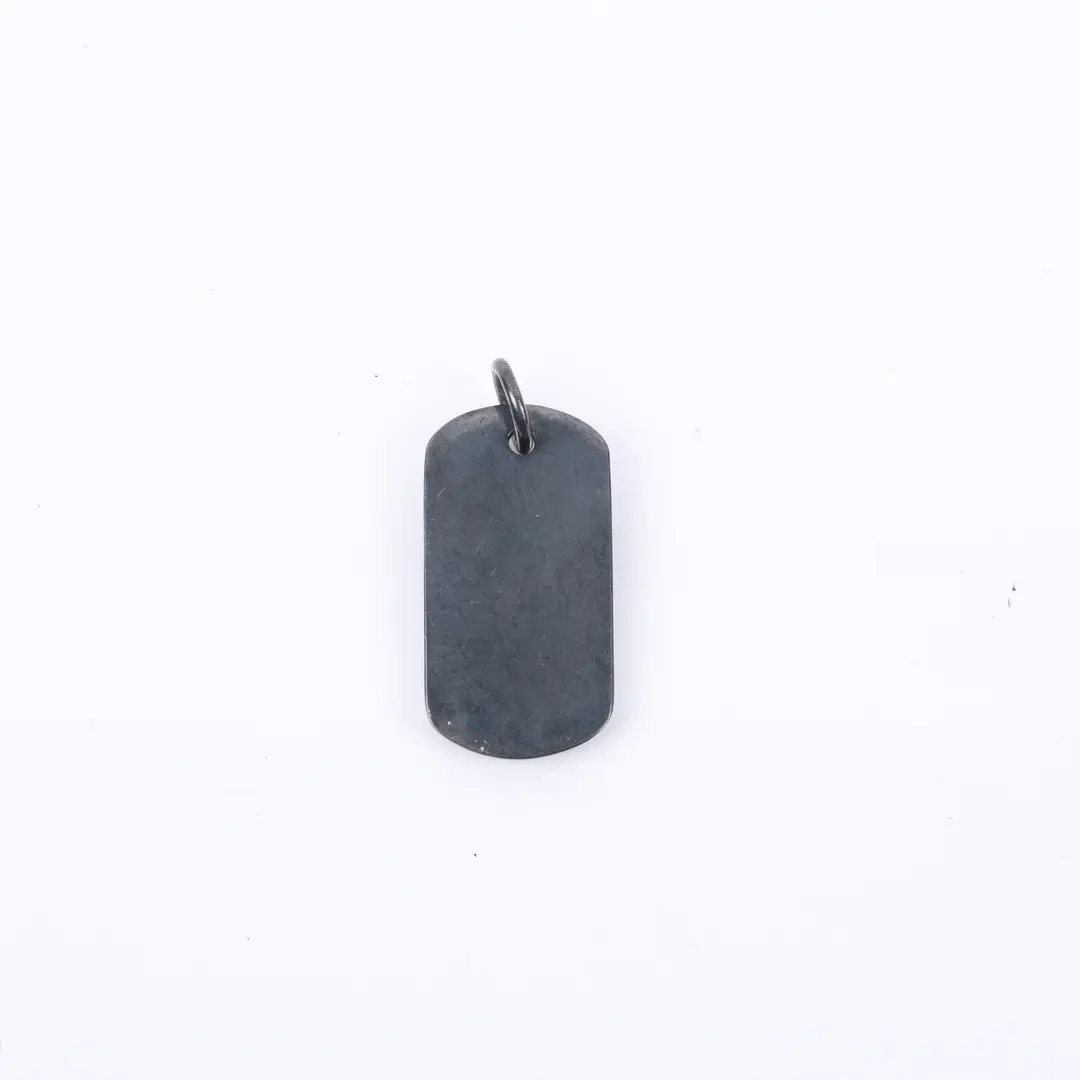 Gucci Dog Tag Silver Sterling Silver Pendant