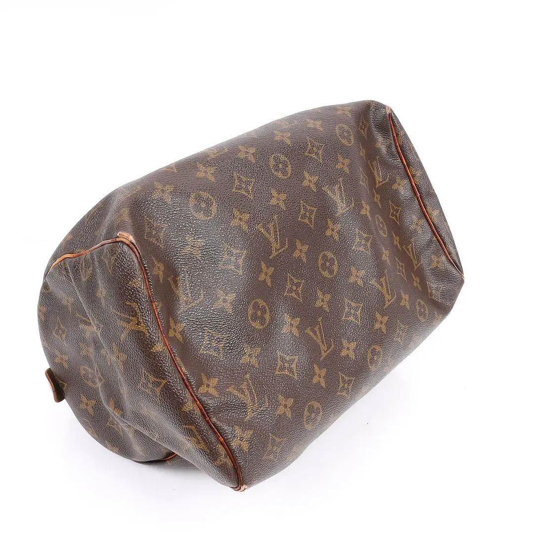Louis Vuitton Speedy 30 Brown Monogram Canvas Handbag