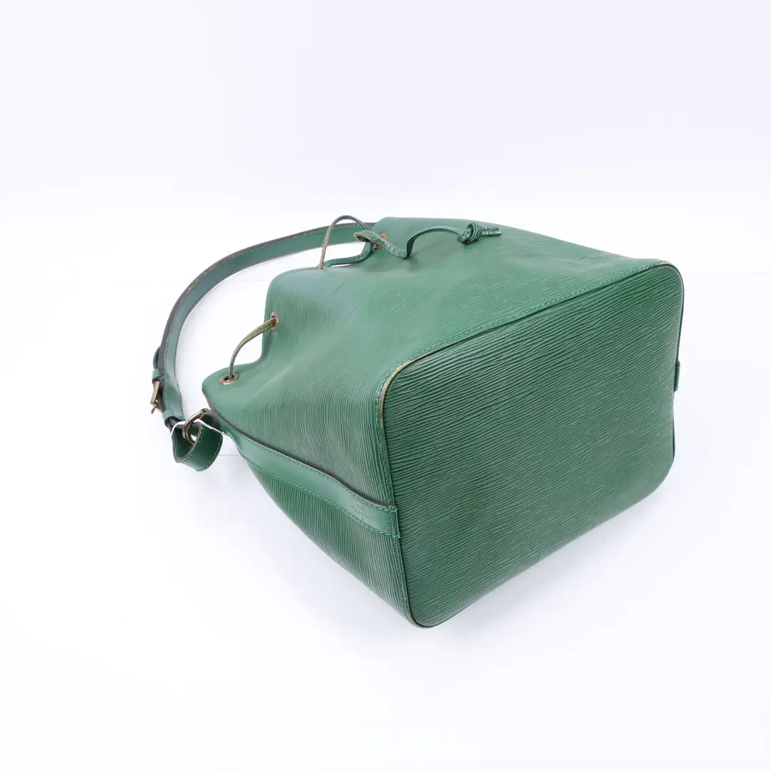 Louis Vuitton Noe Green Epi Bucket Bag