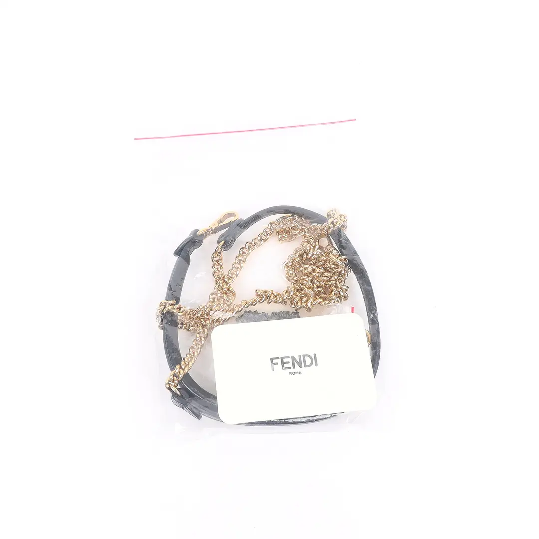 Fendi Baguette Black Sequins Mini Shoulder Bag