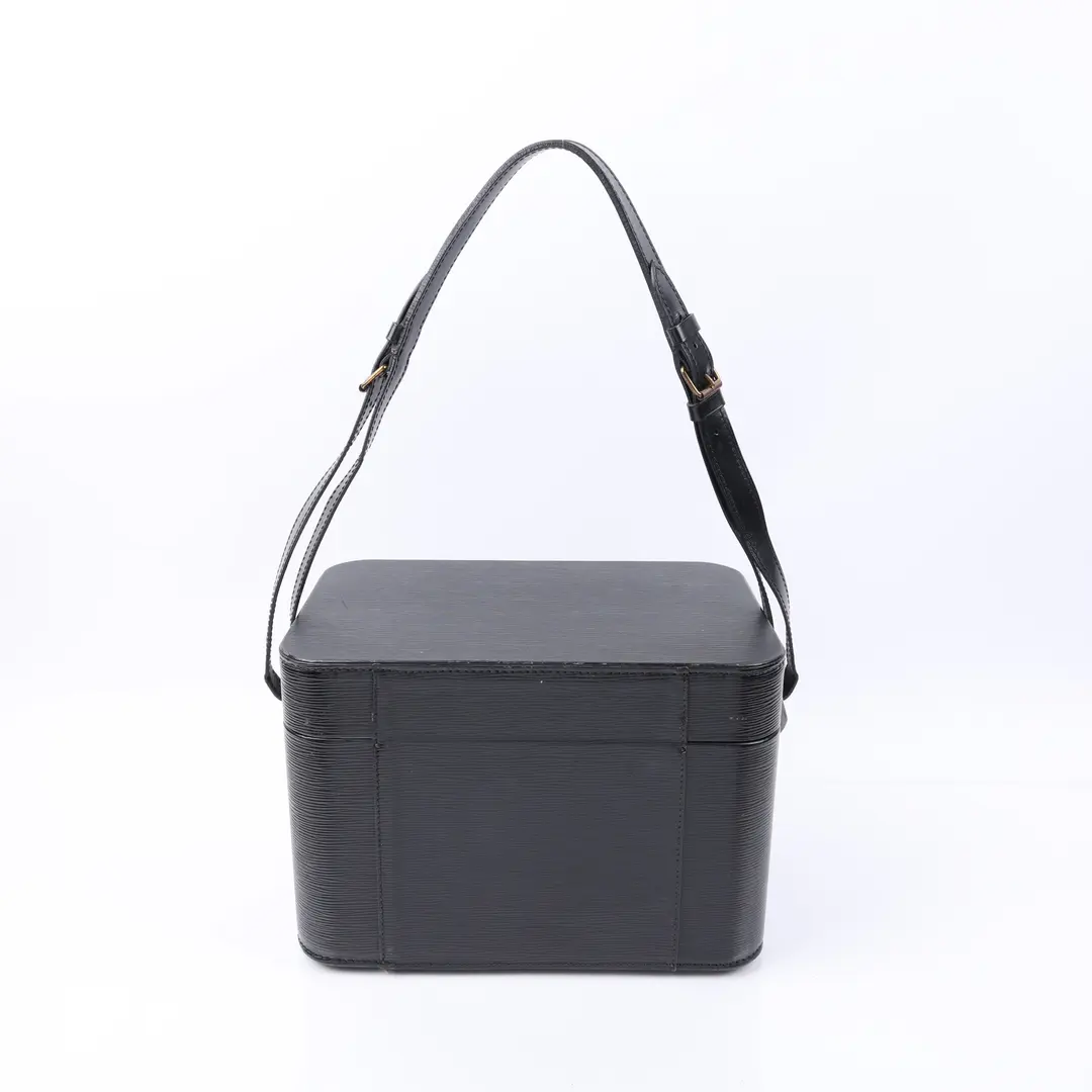 Louis Vuitton Boite Flacons Black Epi Leather Vanity Case
