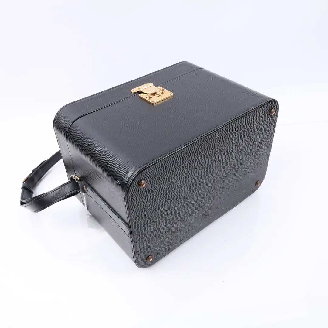 Louis Vuitton Boite Flacons Black Epi Leather Vanity Case
