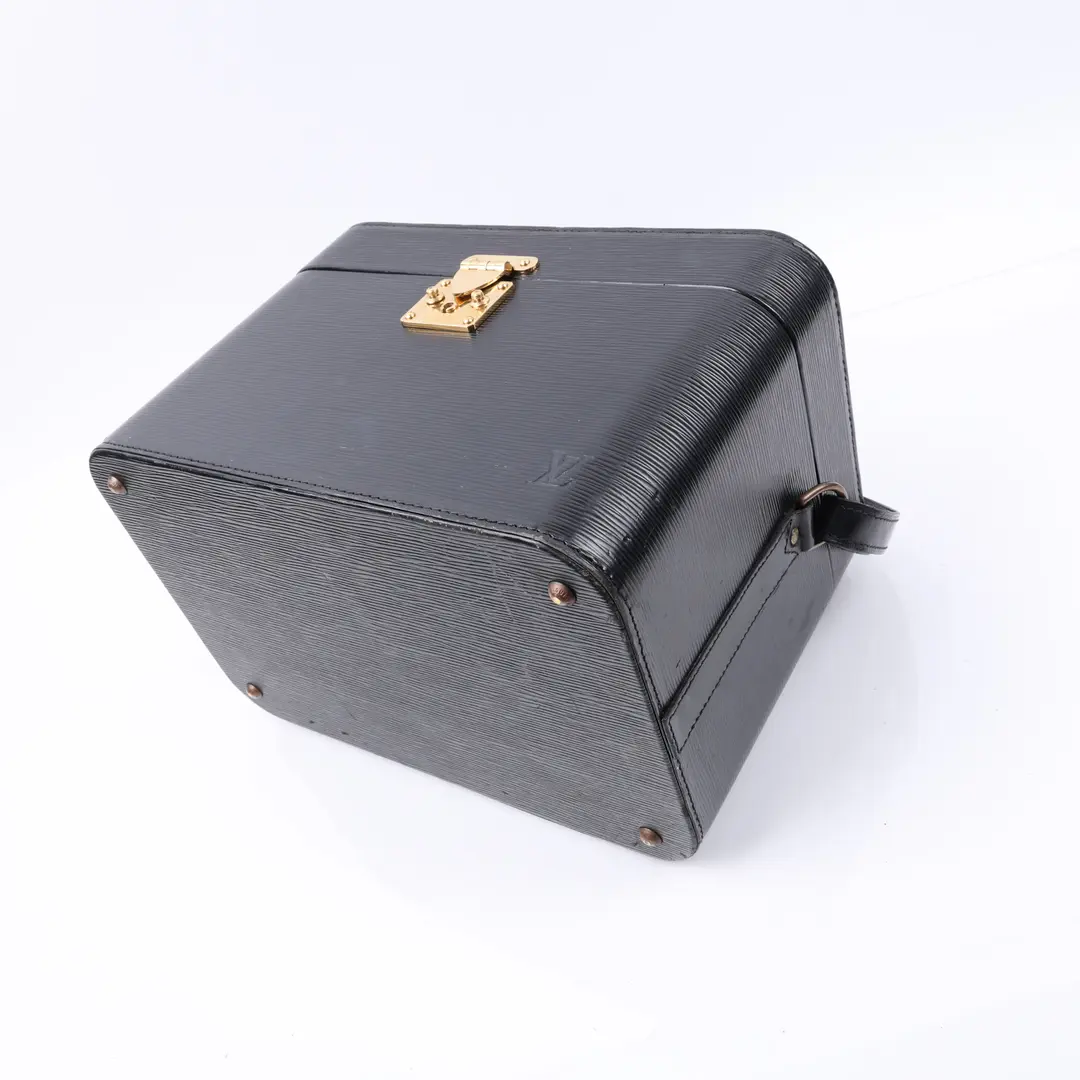 Louis Vuitton Boite Flacons Black Epi Leather Vanity Case