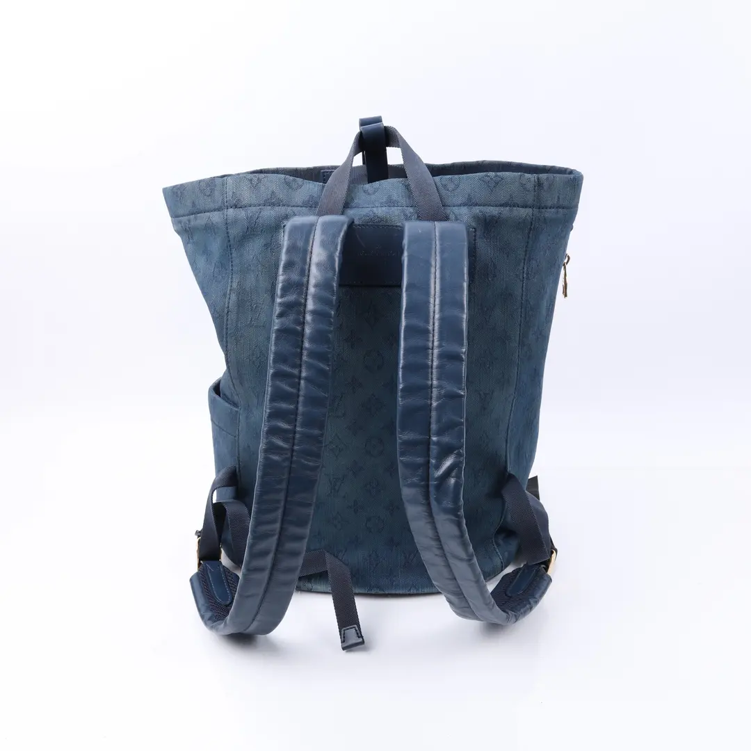 Louis Vuitton Chalk Blue Monogram Denim Backpack