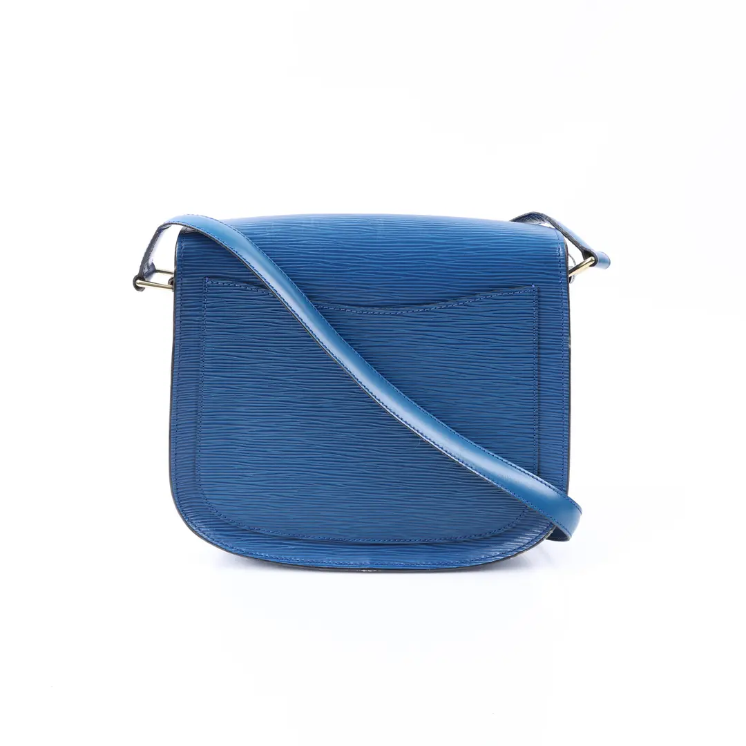 Louis Vuitton Jeune Fille Blue Epi Leather Shoulder Bag