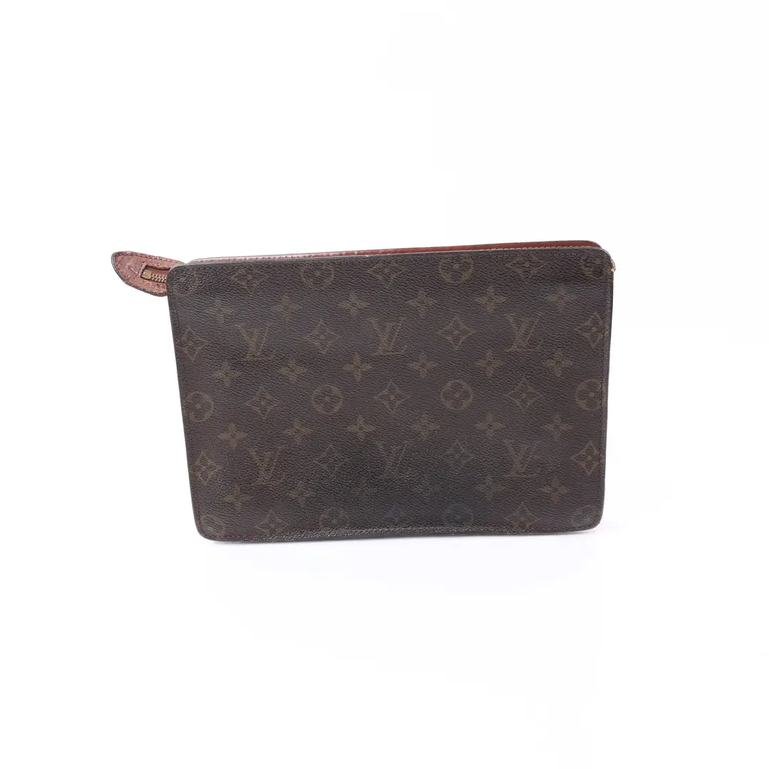 Louis Vuitton Pochette Homme Brown Monogram Clutch