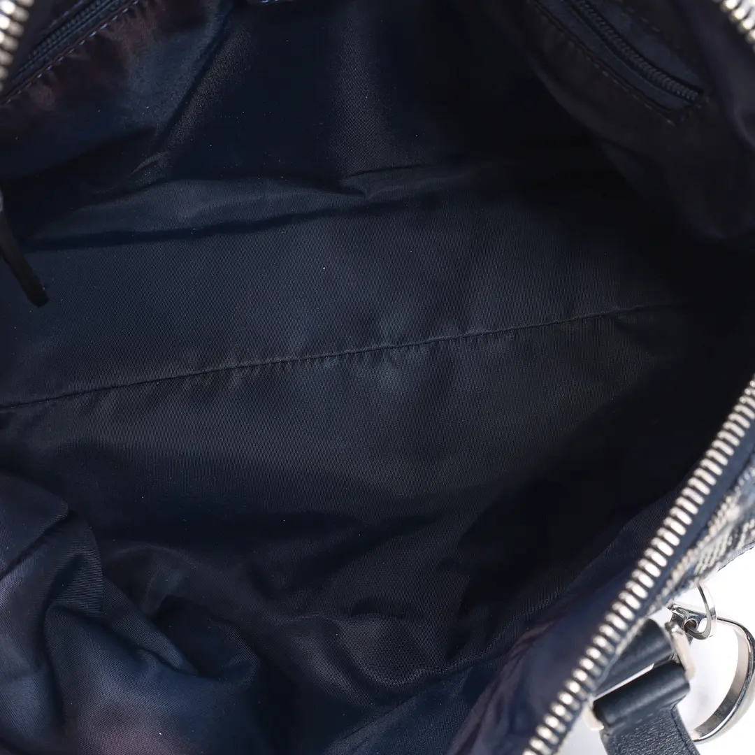 Dior Trotter Romantique Blue Canvas Shoulder Bag