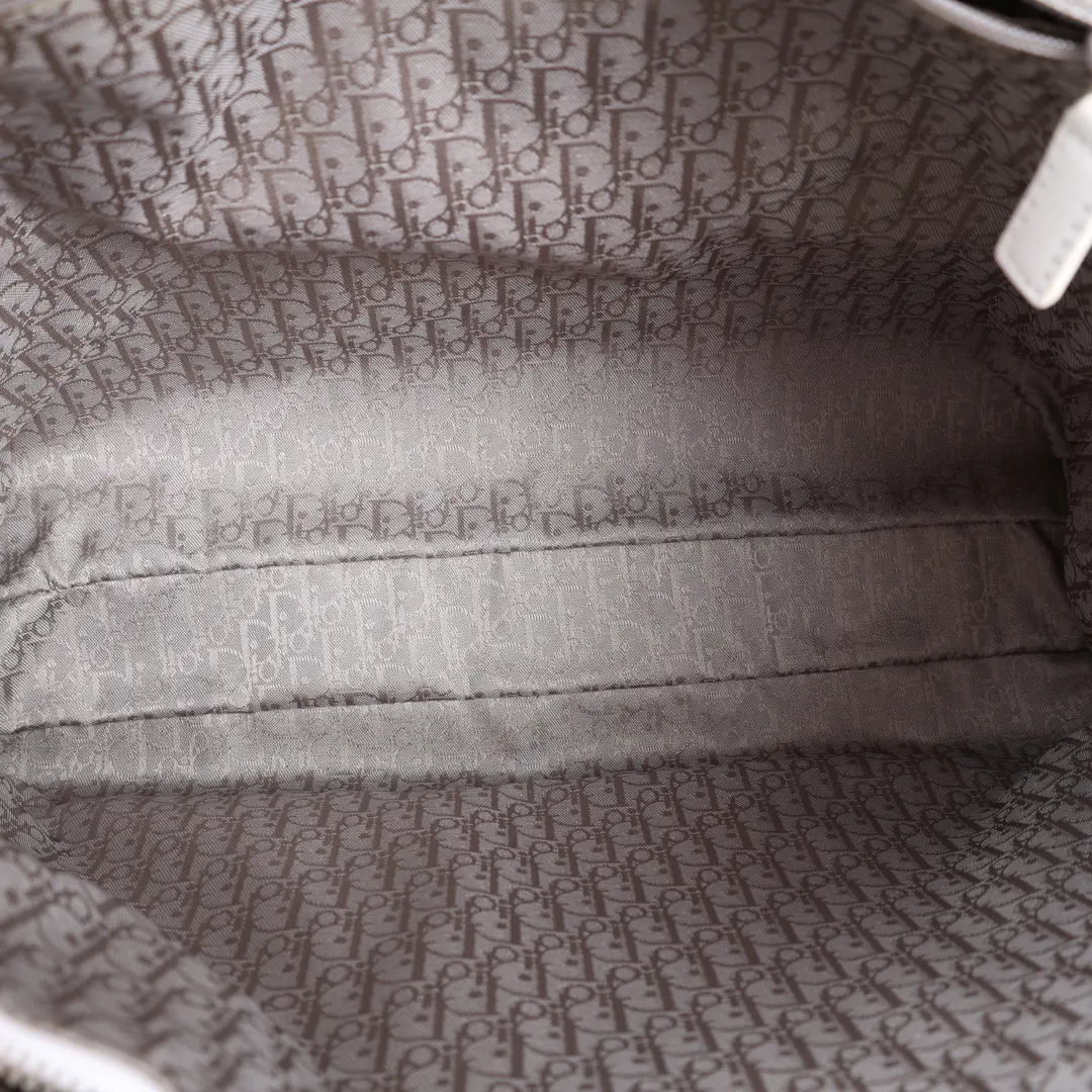 Christian Dior Lady Dior White Cannage Nylon Tote Bag
