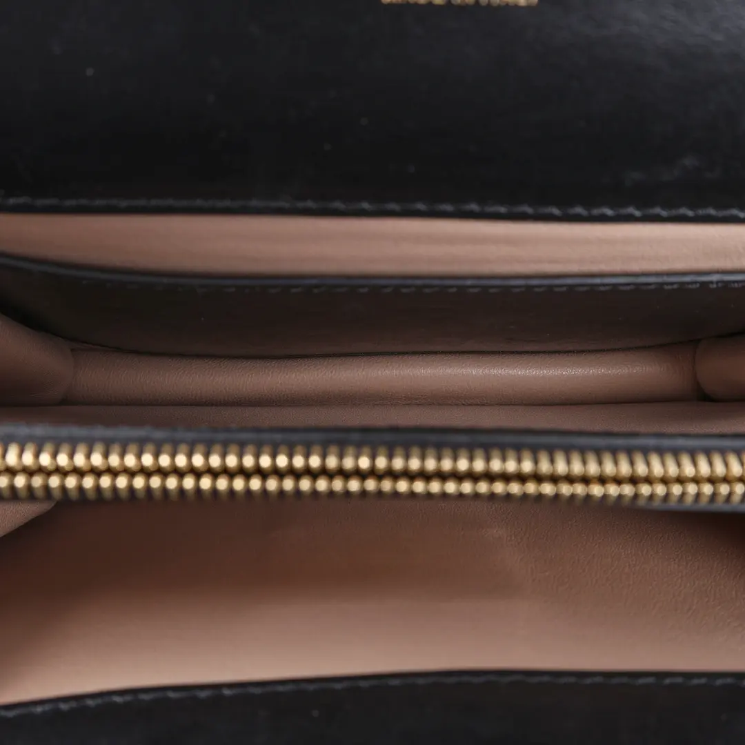 Chloe Aby Black Leather Shoulder Bag