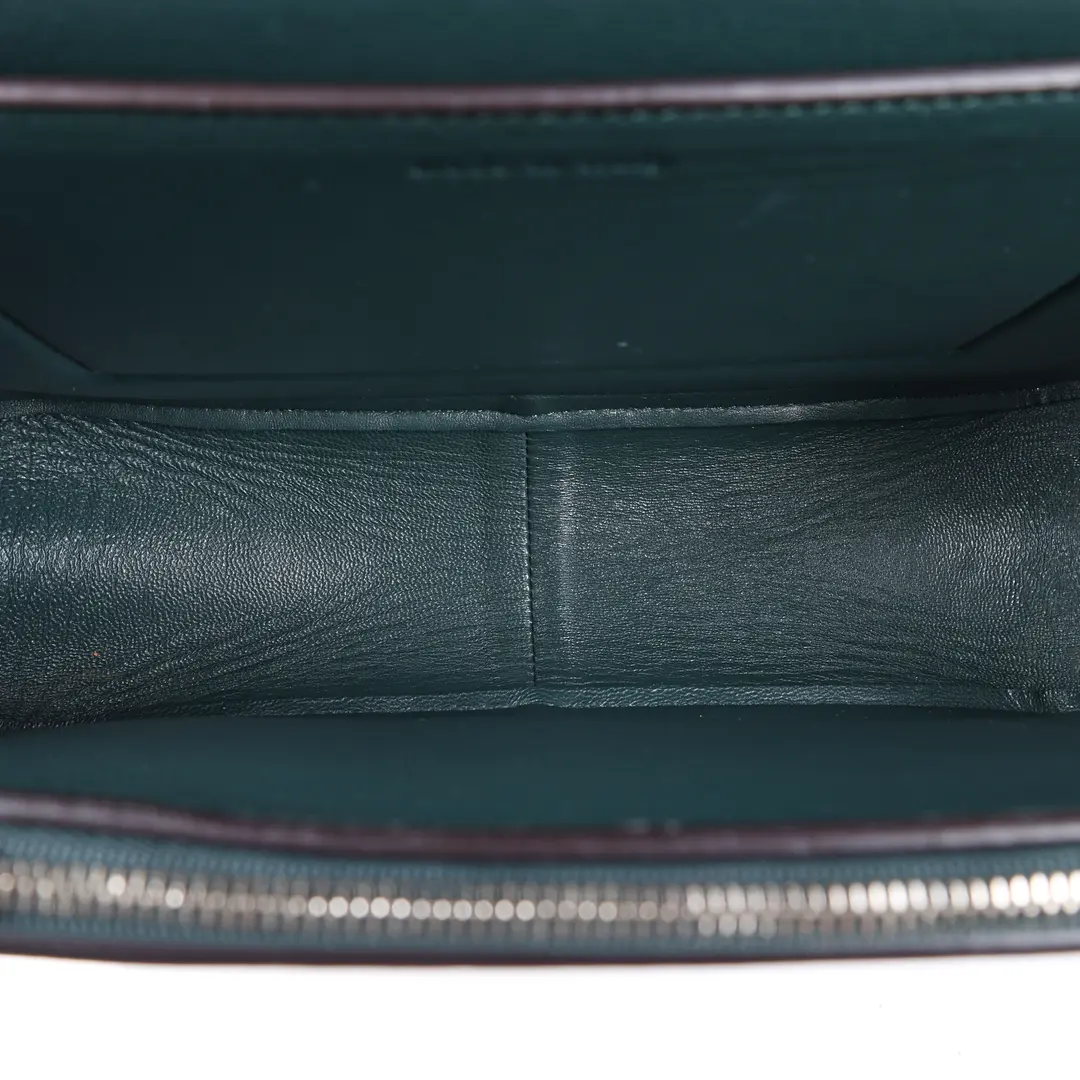 Celine Frame Blue Leather Shoulder Bag