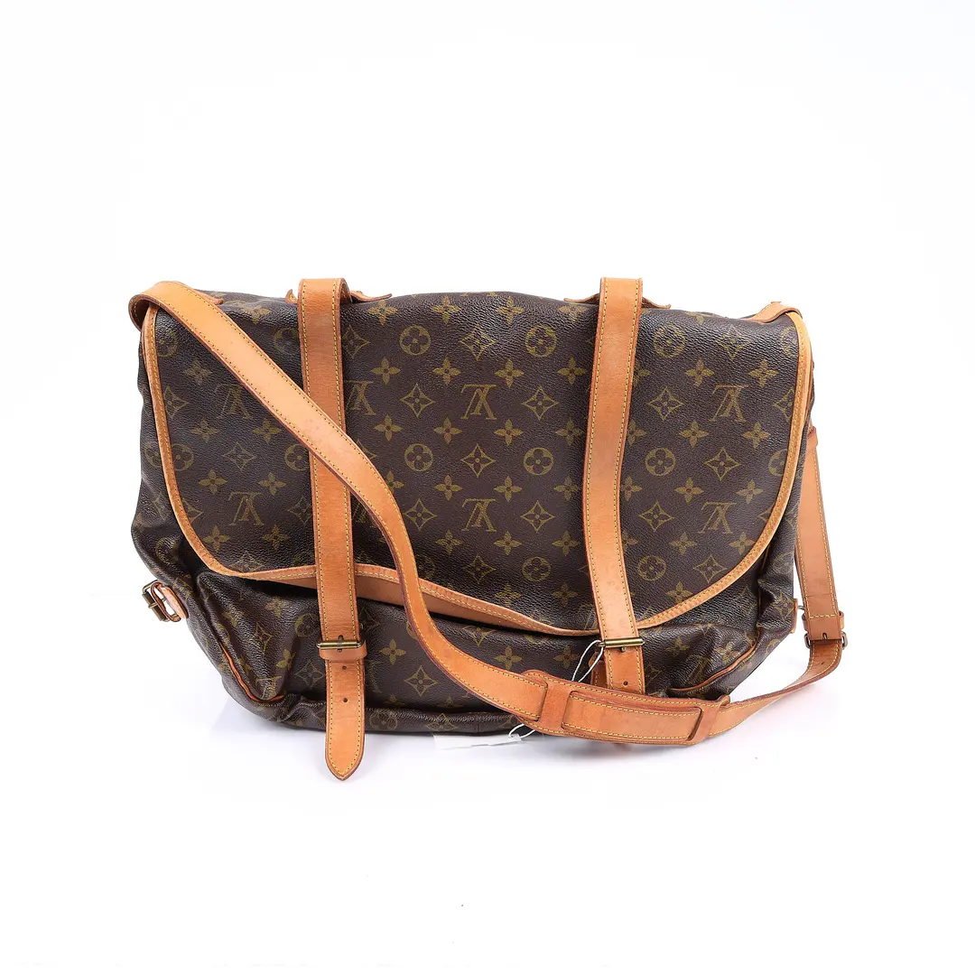 Louis Vuitton Saumur Brown Monogram 35 Shoulder Bag