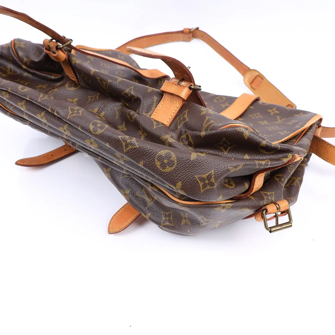 Louis Vuitton Saumur Brown Monogram 35 Shoulder Bag