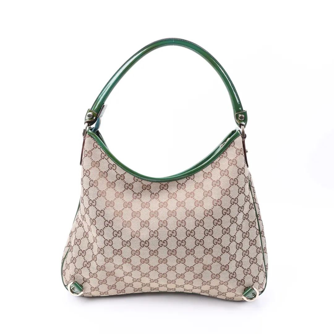 Gucci Abbey Beige GG Canvas Shoulder Bag