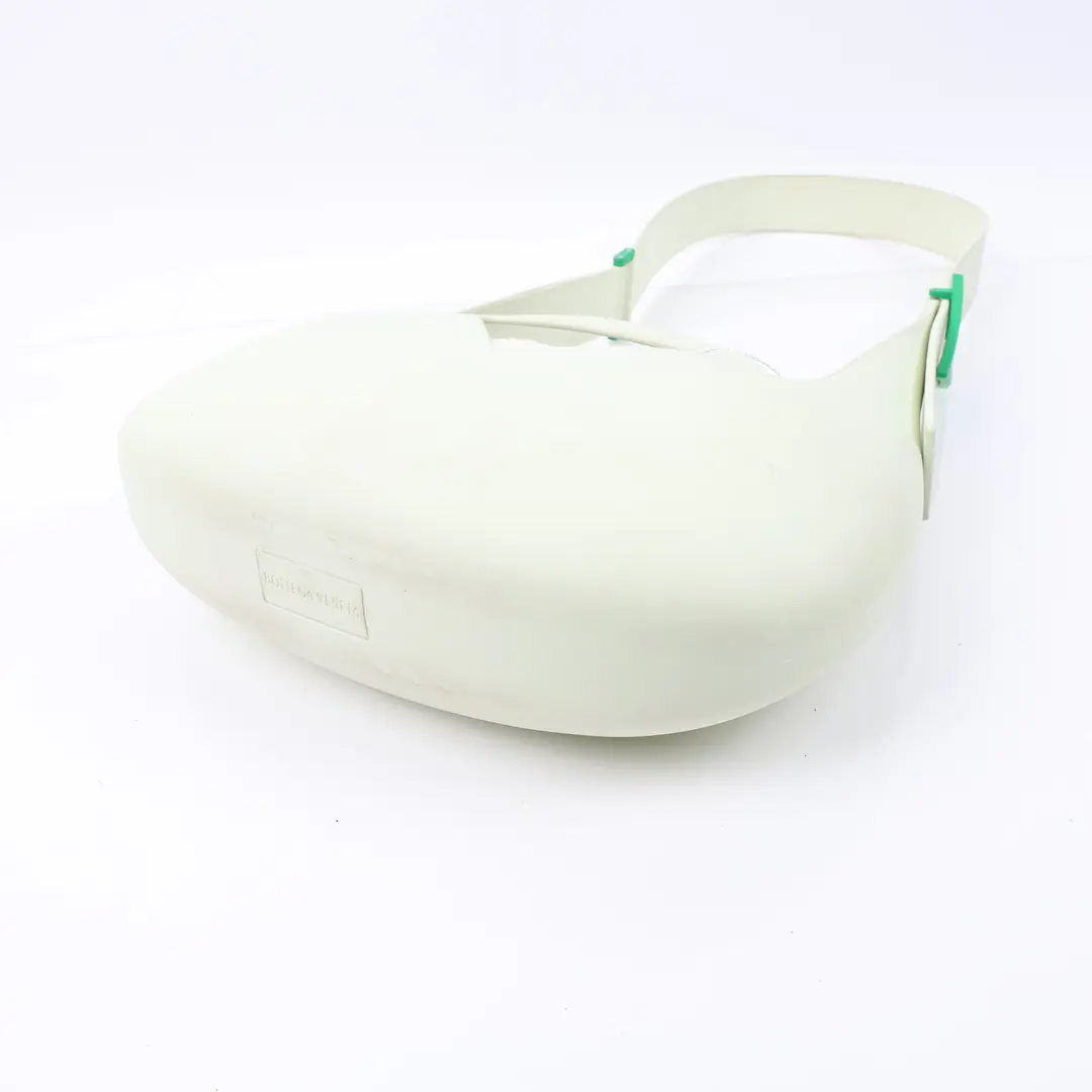 Bottega Veneta Puddle Hobo Green Rubber Shoulder Bag