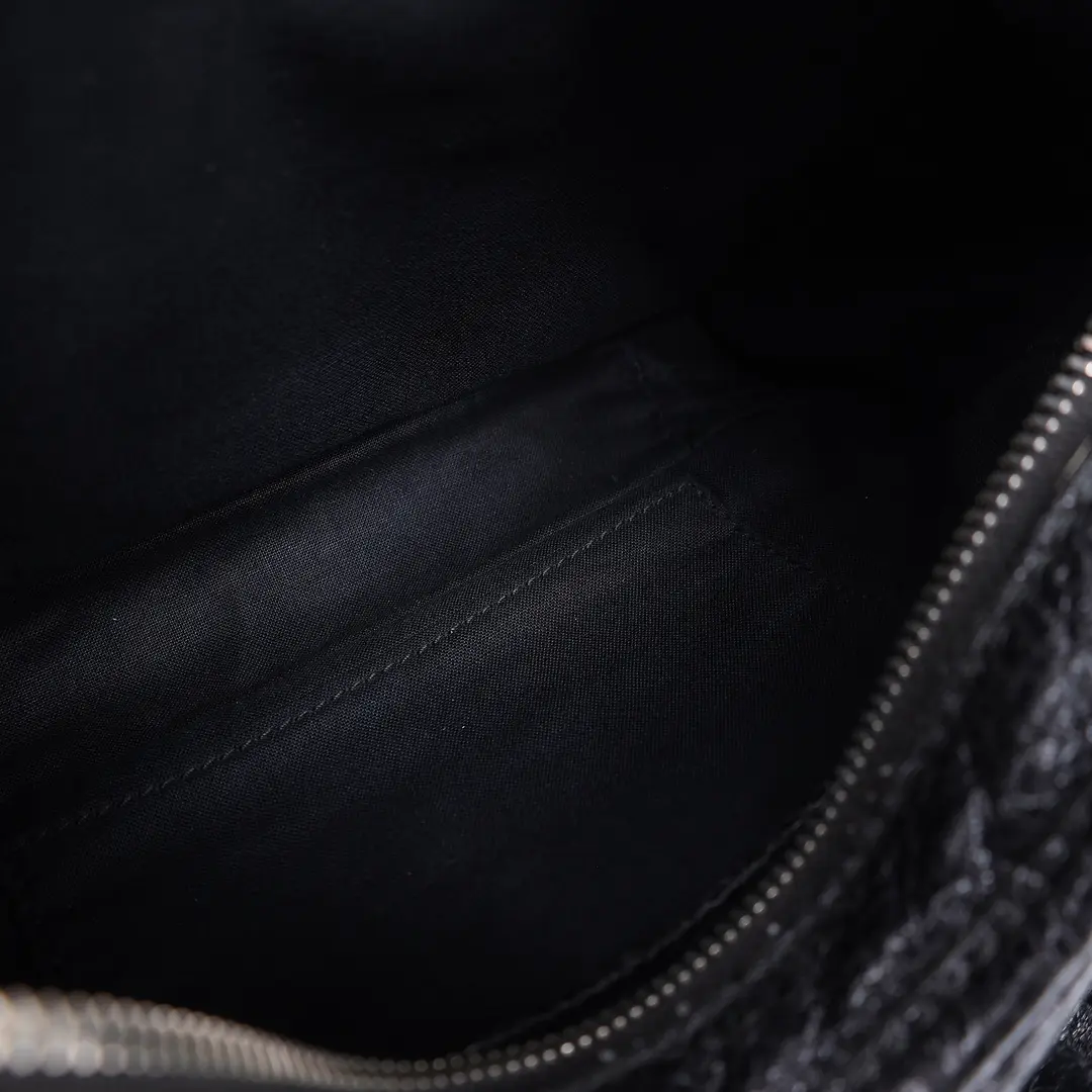 Balenciaga Explorer Black Leather Belt Bag
