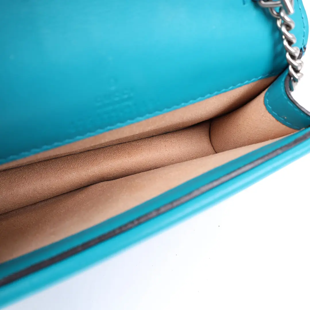 Gucci Dionysus Blue Velvet Shoulder Bag