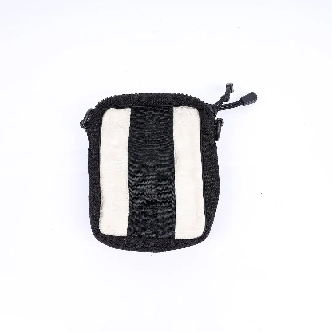 Chanel Sport Line White Canvas Pouch Shoulder Bag