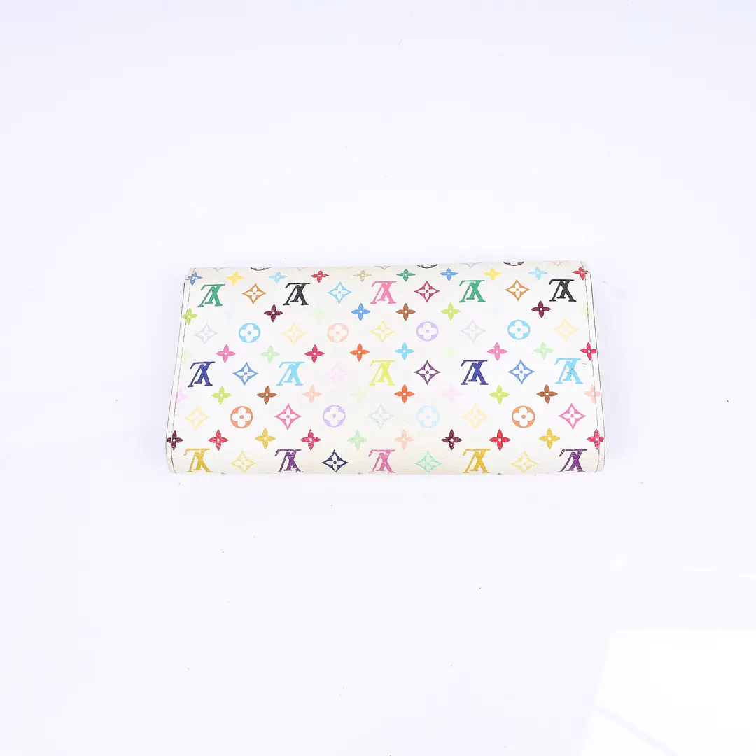 Louis Vuitton Sarah White Monogram Multicolore Wallet