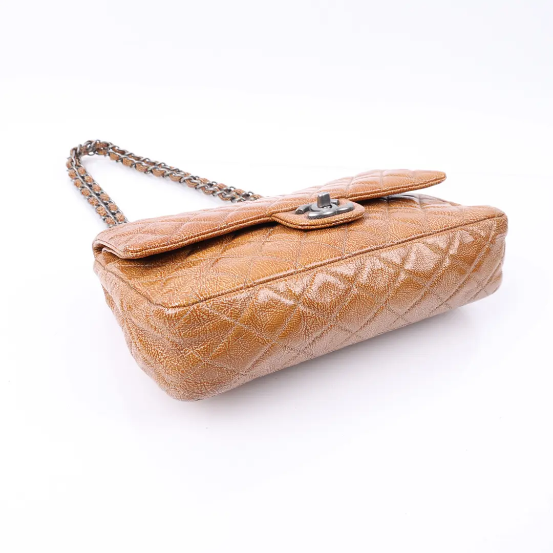 Chanel Classic Flap Brown Quilted Leather Shoulder Bag