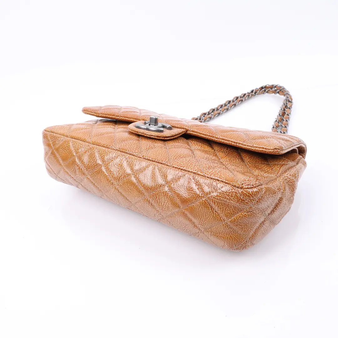 Chanel Classic Flap Brown Quilted Leather Shoulder Bag
