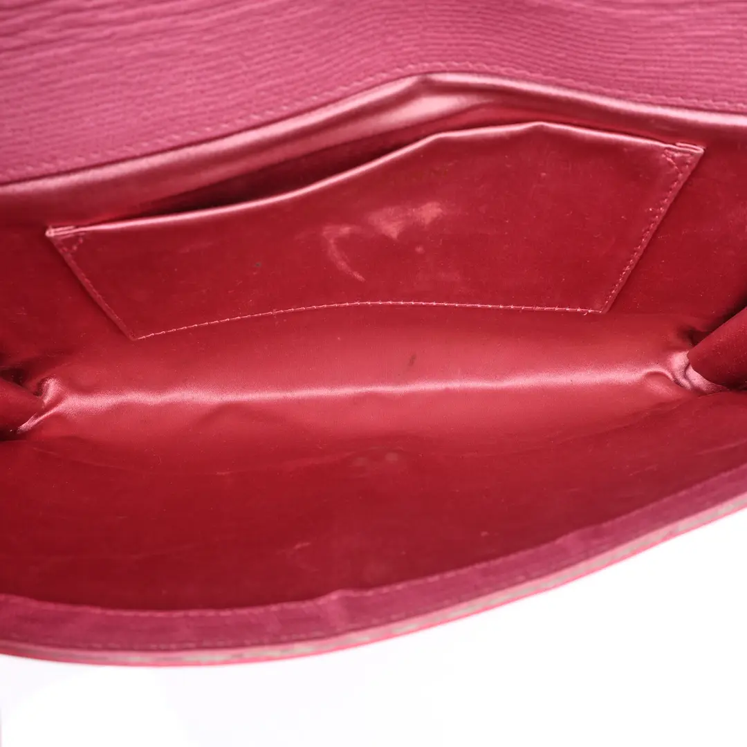 Saint Laurent Chyc Pink Leather Clutch