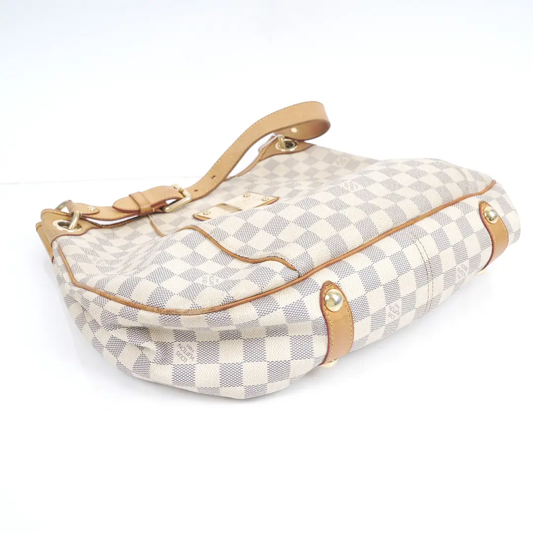Louis Vuitton Galliera PM Beige Damier Azur Shoulder Bag