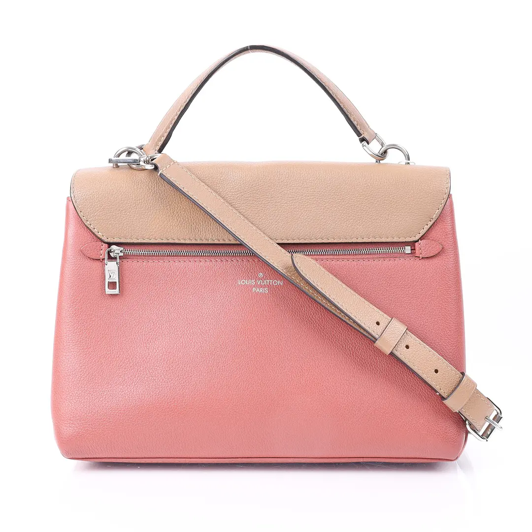 Louis Vuitton Lockme Ever Pink Beige Leather Shoulder Bag