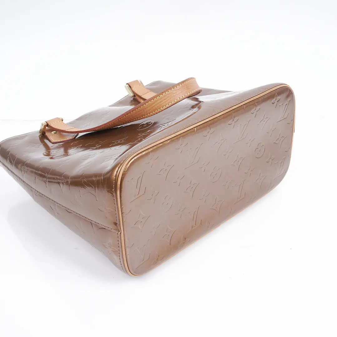 Louis Vuitton Houston Brown Monogram Vernis Tote Bag
