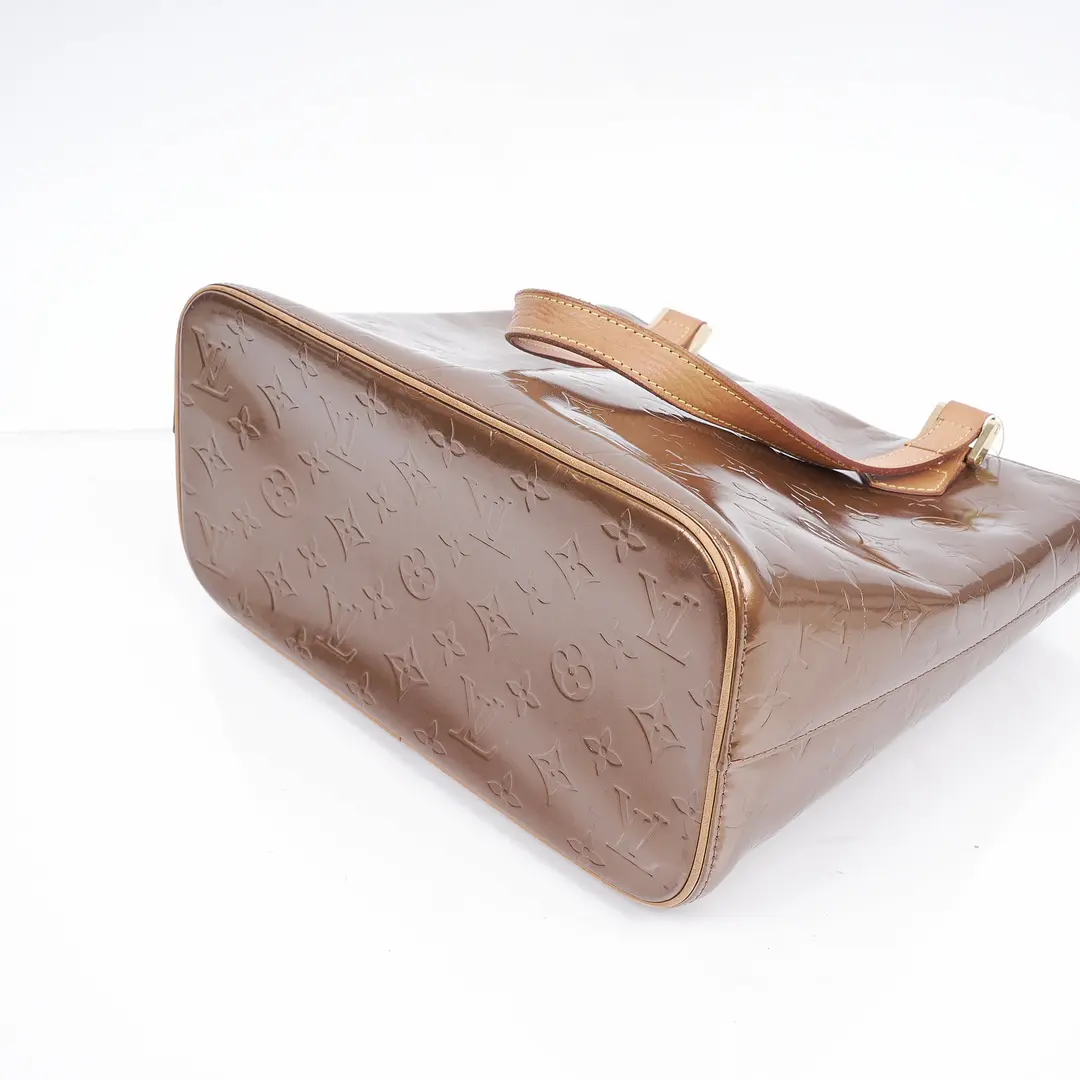 Louis Vuitton Houston Brown Monogram Vernis Tote Bag