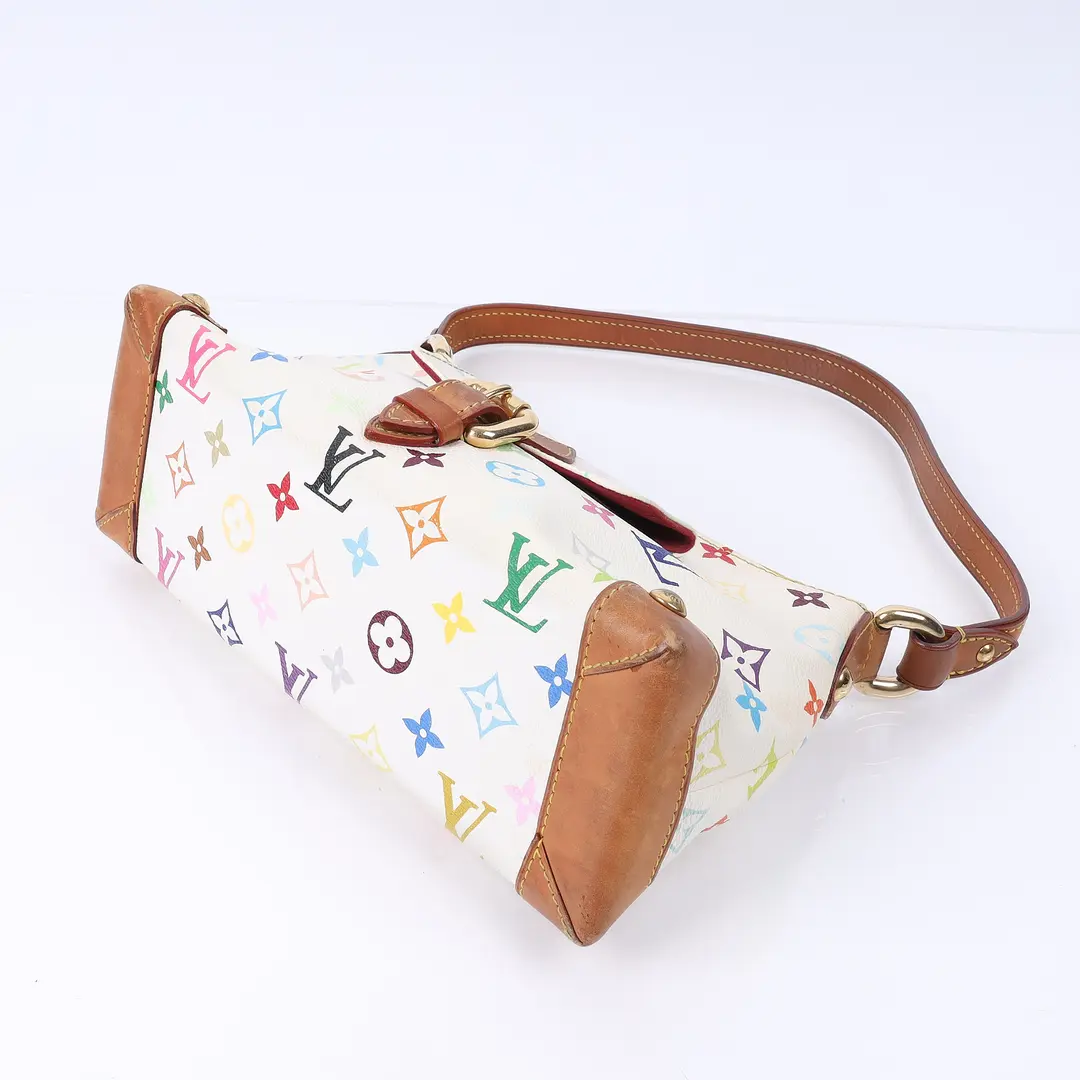 Louis Vuitton Multicolore Recital White Canvas Shoulder Bag
