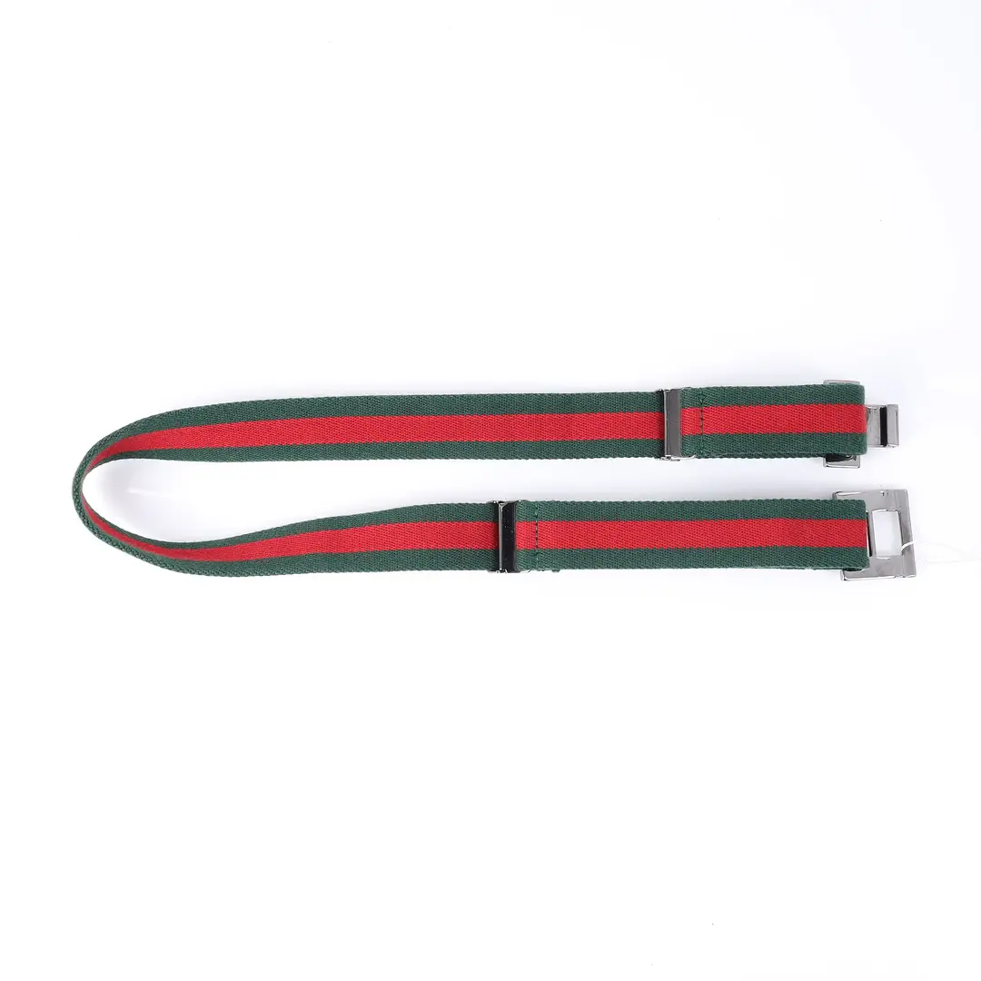 Gucci Web Green Red Canvas Belt