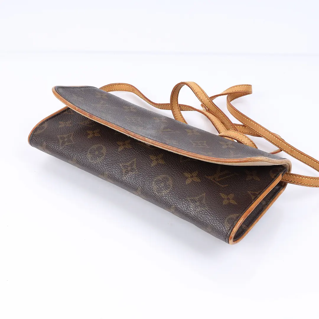 Louis Vuitton Pochette Twin Brown Monogram Shoulder Bag