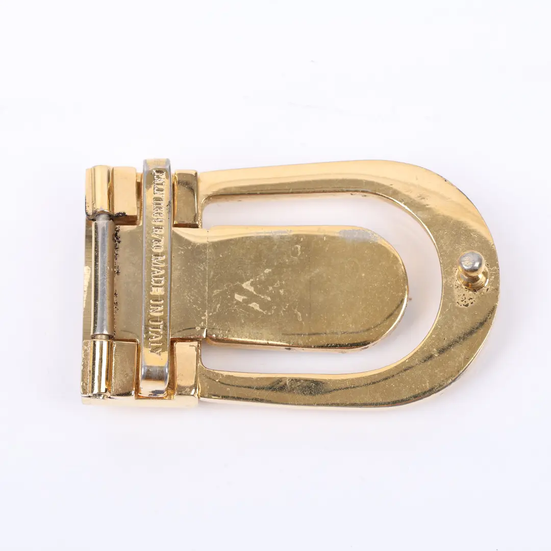Celine Vintage Triomphe Gold Metal Belt Buckle