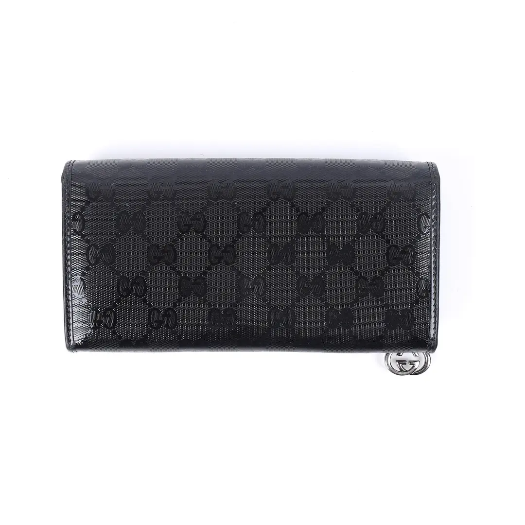Gucci GG Canvas Black Wallet
