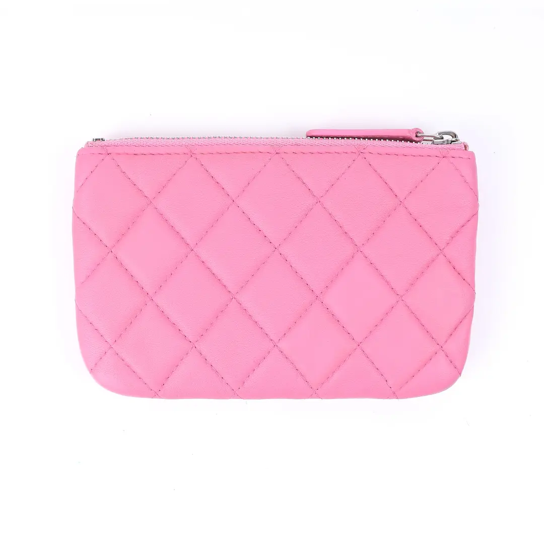 Chanel Classic Pink Lambskin Coin Case