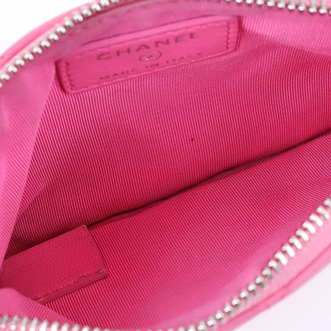 Chanel Classic Pink Lambskin Coin Case