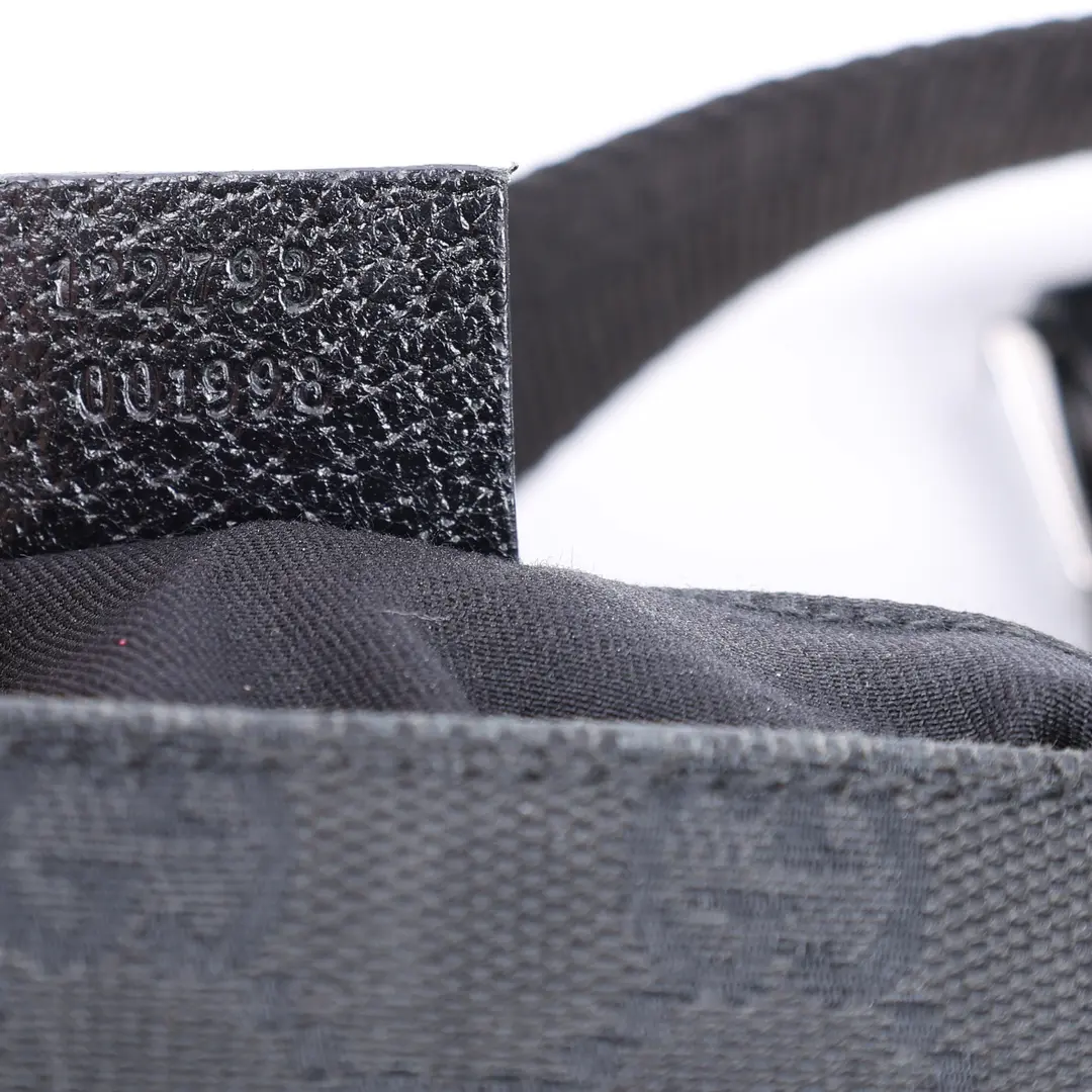 Gucci GG Canvas Black Messenger Shoulder Bag