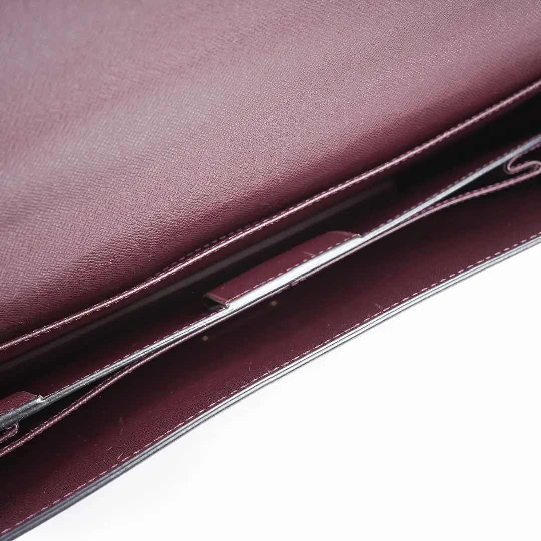 Louis Vuitton Robusto Burgundy Taiga Leather Briefcase